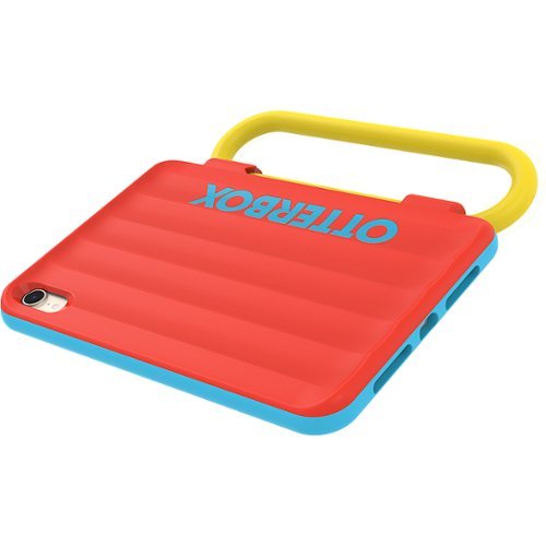 OtterBox - Kids EasyClean Tablet Case with Screen Protector for Apple iPad mini (A17 Pro) and Apple iPad mini (6th generation 2021) - Hearts and Craft
