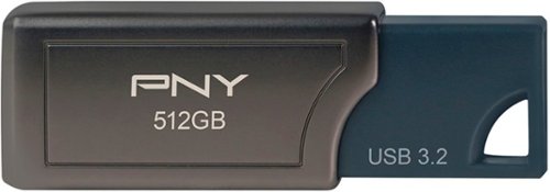 PNY - PRO Elite V2 512GB USB 3.2 Gen 2 Flash Drive - Black