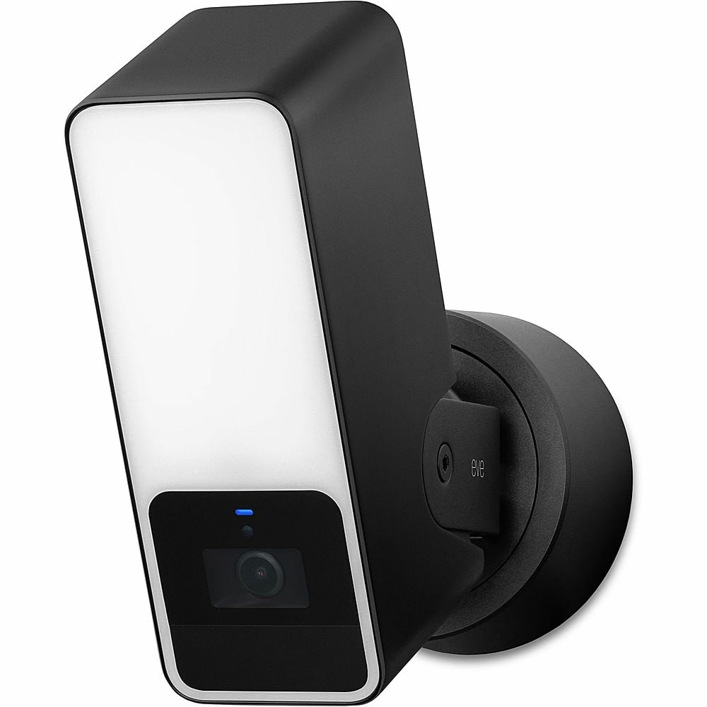 Eve - Outdoor Cam - Secure floodlight camera with Apple HomeKit Secure Video technology - White