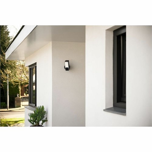 Eve - Outdoor Cam - Secure floodlight camera with Apple HomeKit Secure Video technology - White