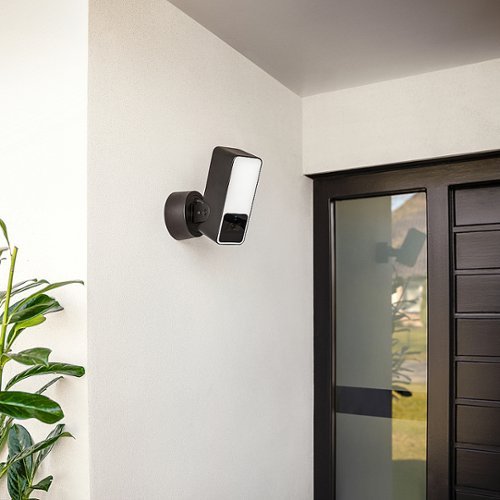 Eve - Outdoor Cam - Secure floodlight camera with Apple HomeKit Secure Video technology - White