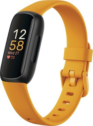 Google - Fitbit Inspire 3 Health & Fitness Tracker - Works with Android and iOS - Morning Glow - (2022)