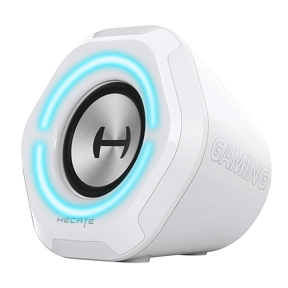 Edifier - G1000 2.0 Bluetooth Gaming Speakers with RGB Lighting (2-Piece) - White