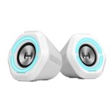 Edifier - G1000 2.0 Bluetooth Gaming Speakers with RGB Lighting (2-Piece) - White