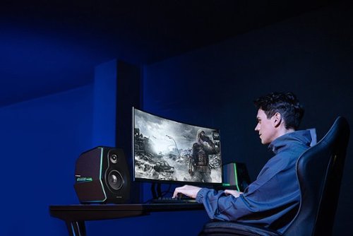 Edifier - G5000 2.0 Bluetooth Gaming Speakers (2-Piece) - Black