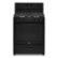 Whirlpool - 30 in. Wide 5 burners 5.1 cu. ft. Freestanding Gas Range with Edge to Edge Cooktop - Black
