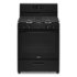 Whirlpool - 30 in. Wide 5 burners 5.1 cu. ft. Freestanding Gas Range with Edge to Edge Cooktop - Black