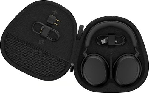 Sennheiser - MOMEMTUM 4 Wireless Adaptive Noise-Canceling Over-The-Ear Headphones - Black