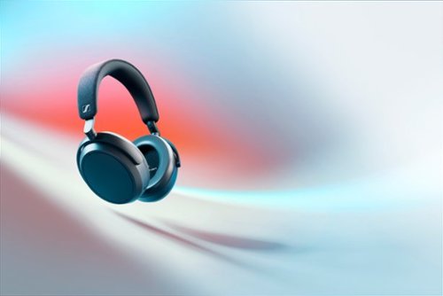 Sennheiser - MOMEMTUM 4 Wireless Adaptive Noise-Canceling Over-The-Ear Headphones - Black