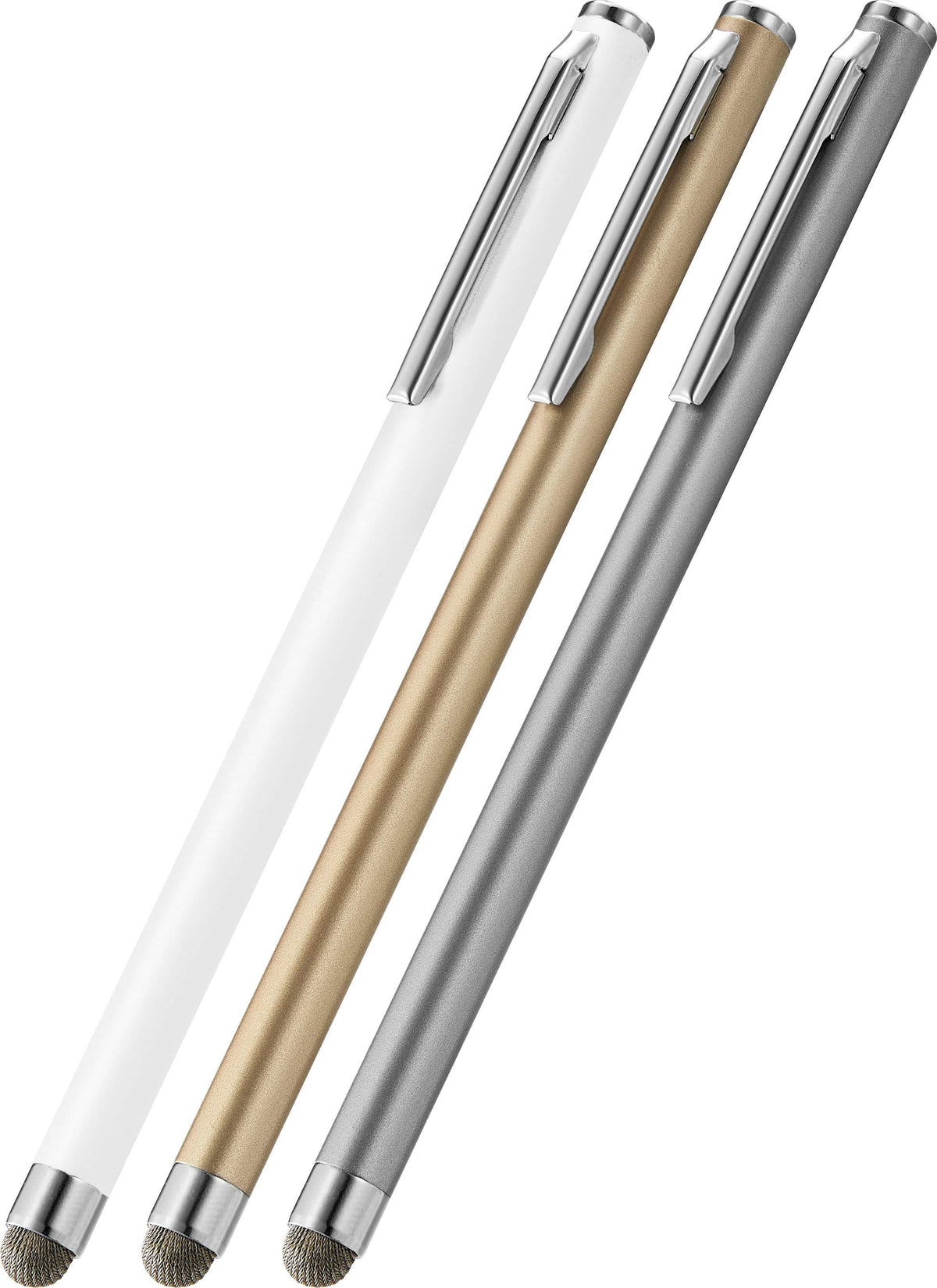 Insignia™ - Slim Stylus for Smartphones, Tablets and More (3-Pack) - Multicolor