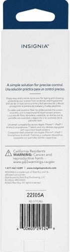Insignia™ - Slim Stylus for Smartphones, Tablets and More - Rose Gold