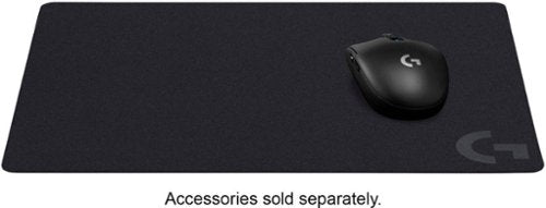 Logitech - G240 Cloth Gaming Mouse Pad with Rubber Base - Black