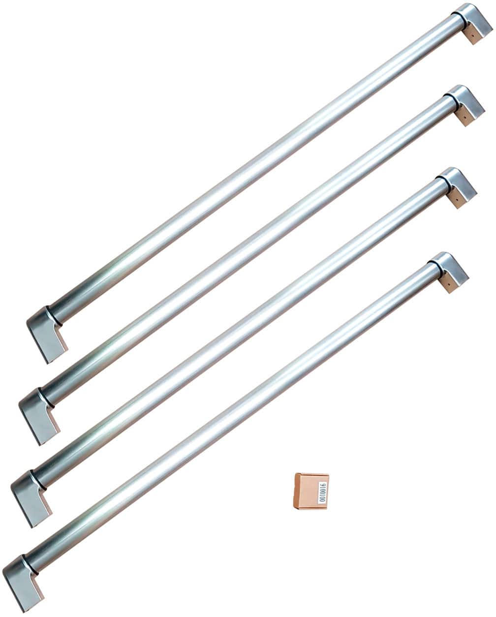 Master series door handle kit for select Bertazzoni French Door Refrigerators - Stainless Steel
