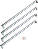 Professional series door handle kit for select Bertazzoni French Door Refrigerators - Stainless Steel