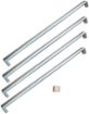 Professional series door handle kit for select Bertazzoni French Door Refrigerators - Stainless Steel