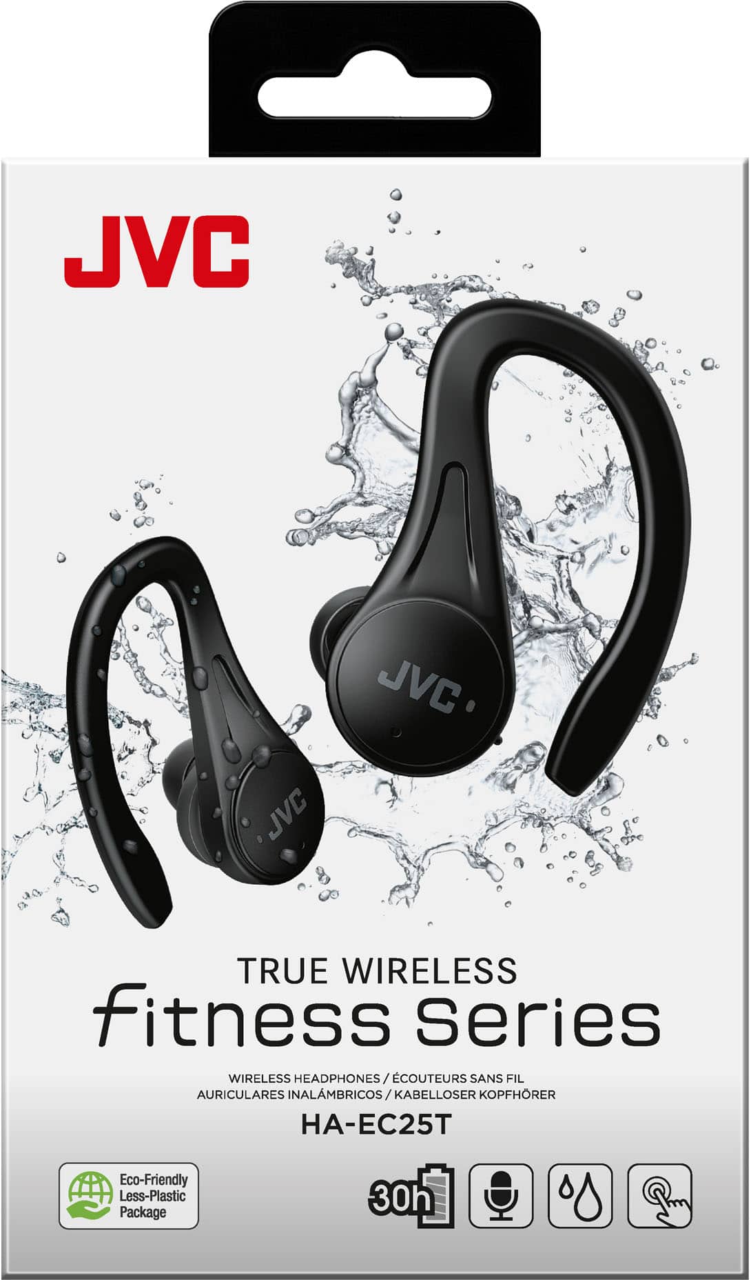 JVC - Fitness True Wireless HAEC25TB - Black