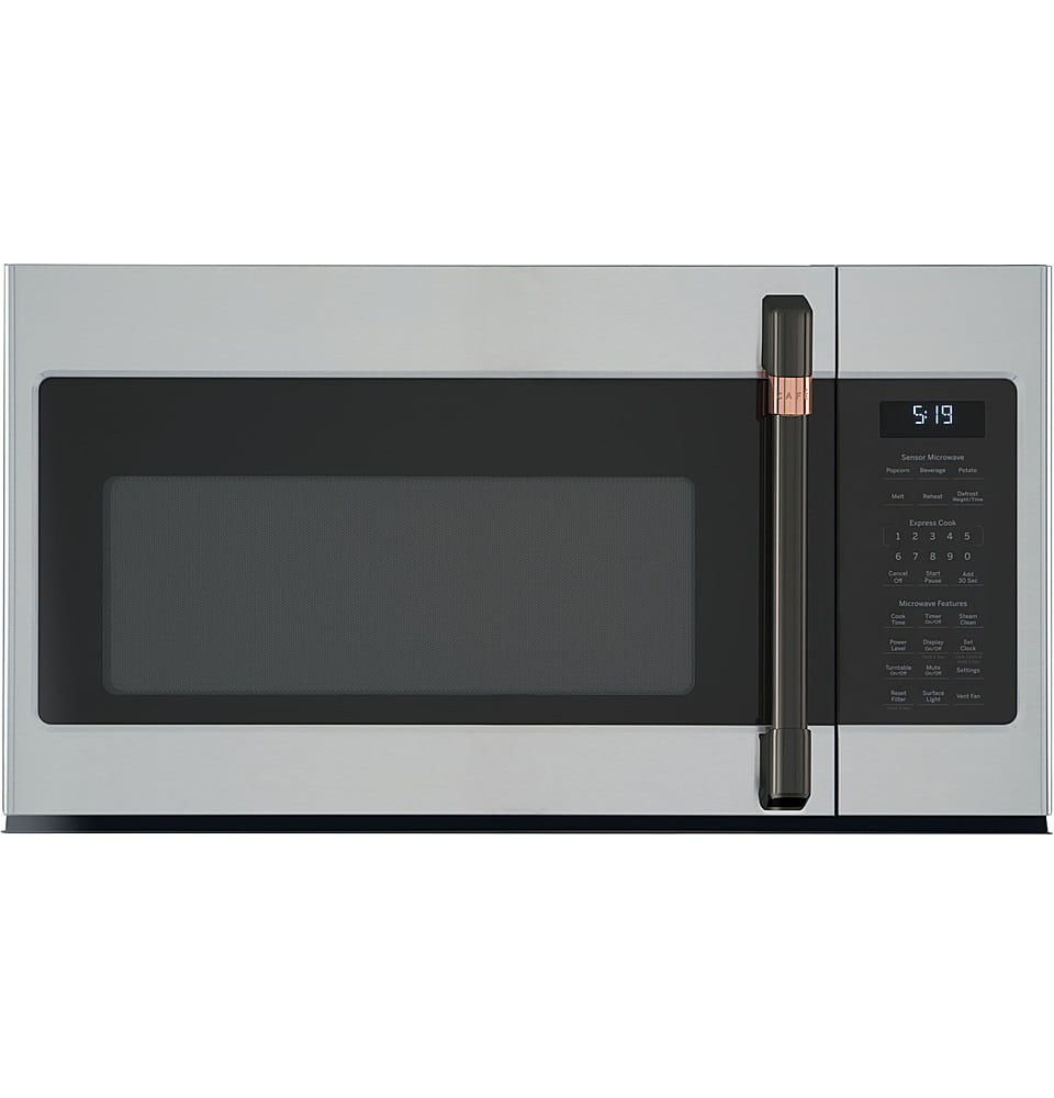Café - 1.9 Cu. Ft. Over-the-Range Microwave with Sensor Cooking and Steam Cleaning - Stainless Steel