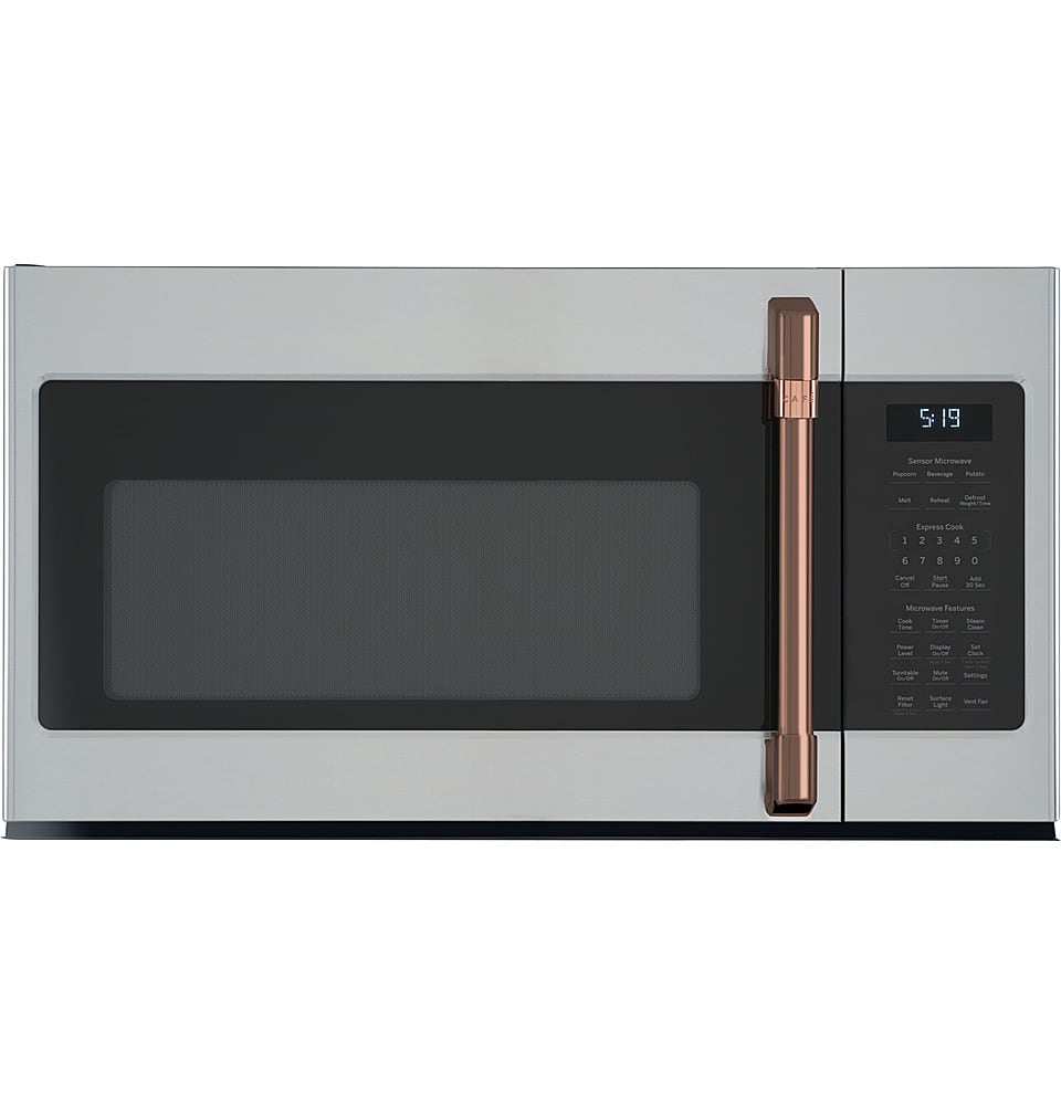 Café - 1.9 Cu. Ft. Over-the-Range Microwave with Sensor Cooking and Steam Cleaning - Stainless Steel