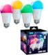 Govee - A19 1200 Lumens Wi-Fi Smart LED Bulb (4-Pack) - RGB
