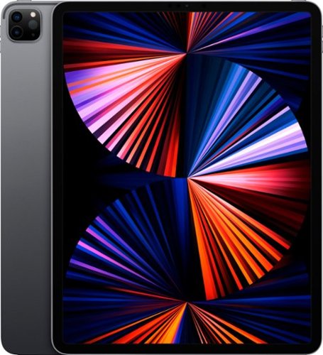 Apple - Geek Squad Certified Refurbished 12.9-Inch iPad Pro (5th Generation) with Wi-Fi - 256GB - Space Gray