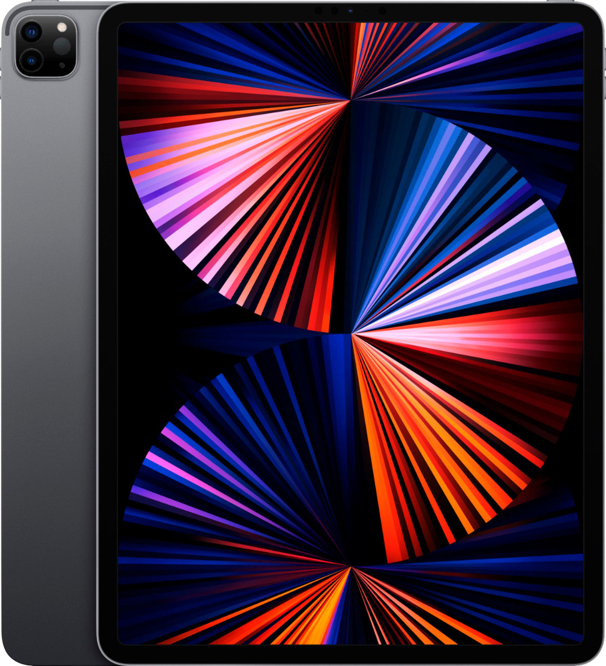 Apple - Geek Squad Certified Refurbished 12.9-Inch iPad Pro (5th Generation) with Wi-Fi - 256GB - Space Gray