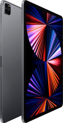 Apple - Geek Squad Certified Refurbished 12.9-Inch iPad Pro (5th Generation) with Wi-Fi - 256GB - Space Gray