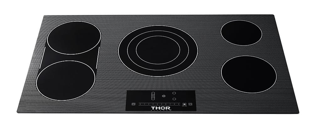 Thor Kitchen - 36 in. Wide 5 Element Electric Cooktop - Black Ceramic Glass