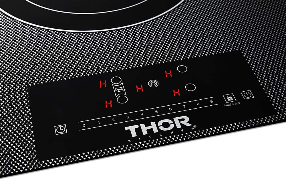 Thor Kitchen - 36 in. Wide 5 Element Electric Cooktop - Black Ceramic Glass