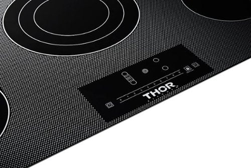 Thor Kitchen - 36 in. Wide 5 Element Electric Cooktop - Black Ceramic Glass