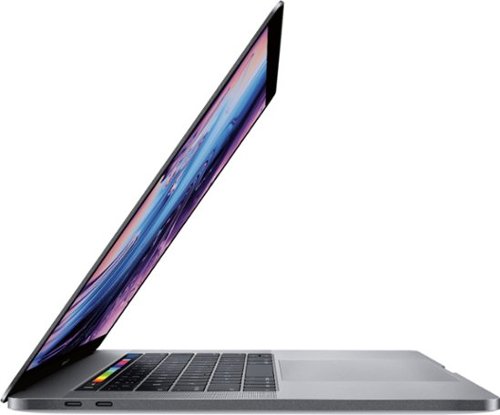 Apple - Geek Squad Certified Refurbished MacBook Pro-15" with Touch Bar-Intel Core i7-16GB Memory-AMD Radeon Pro 560X-512GB SSD - Space Gray