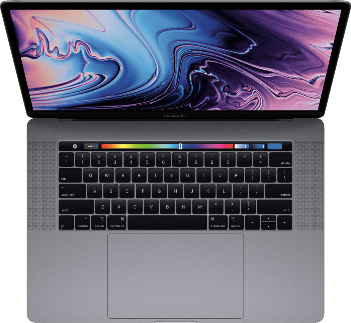 Apple - Geek Squad Certified Refurbished MacBook Pro-15" with Touch Bar-Intel Core i7-16GB Memory-AMD Radeon Pro 560X-512GB SSD - Space Gray