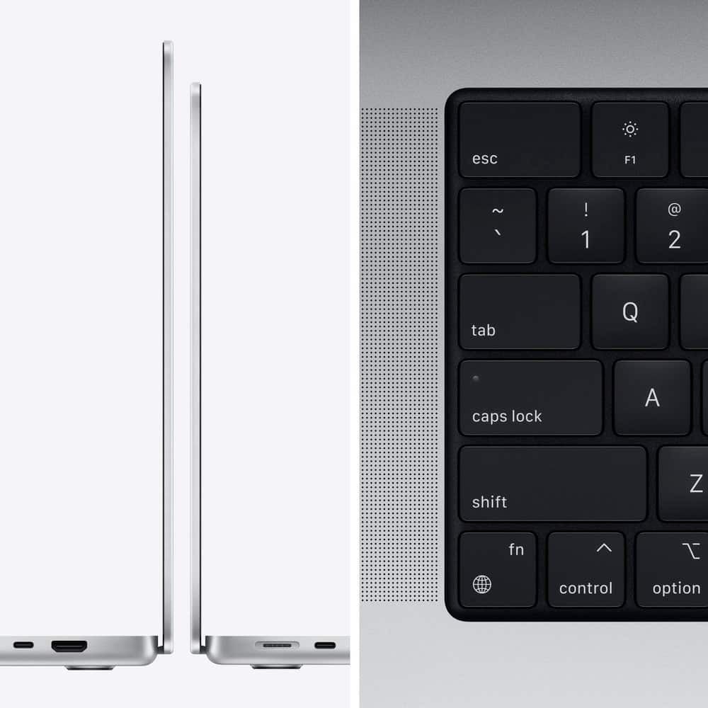 Geek Squad Certified Refurbished MacBook Pro 14" Laptop - Apple M1 Pro chip - 16GB Memory - 1TB SSD - Silver