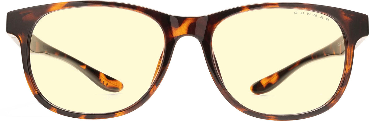 GUNNAR - Rush Computer Glasses with Blue Light Reduction , Amber Lenses - Tortoise