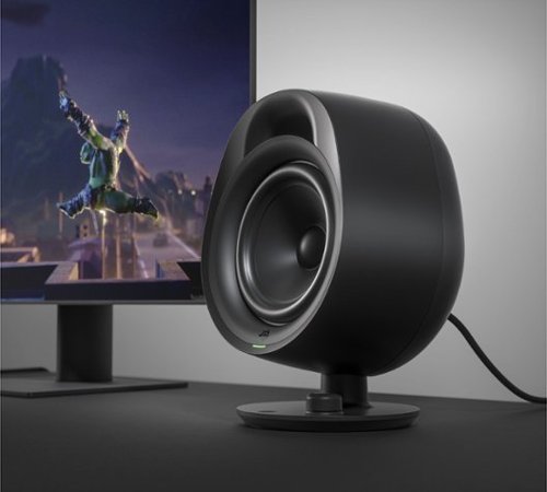 SteelSeries - Arena 3 Bluetooth Gaming Speakers with Polished 4" Drivers (2-Piece) - Black