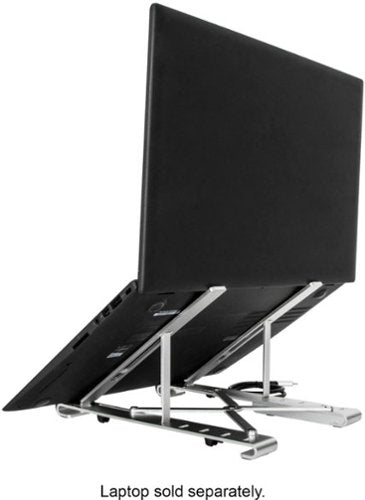 Targus - Portable Laptop Stand + Integrated USB-A Hub - Silver