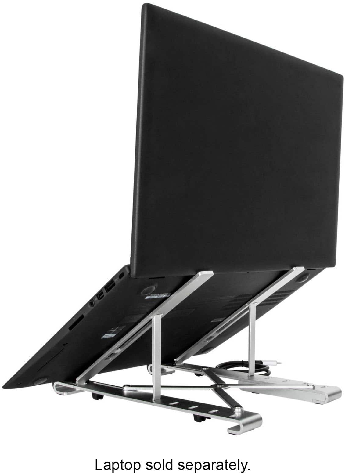 Targus - Portable Laptop Stand + Integrated USB-A Hub - Silver