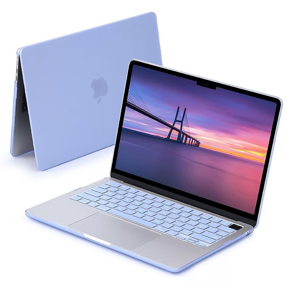 Techprotectus - MacBook case for 2022-2025 MacBook Air 13.6" with Apple M2/M3/M4 Chip-(Model A2681/A3240) - Blue