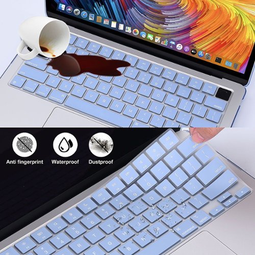 Techprotectus - MacBook case for 2022-2025 MacBook Air 13.6" with Apple M2/M3/M4 Chip-(Model A2681/A3240) - Blue