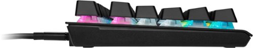 CORSAIR - K60 PRO TKL Wired Optical-Mechanical OPX Linear Switch Gaming Keyboard with per-key RGB Backlighting - Black