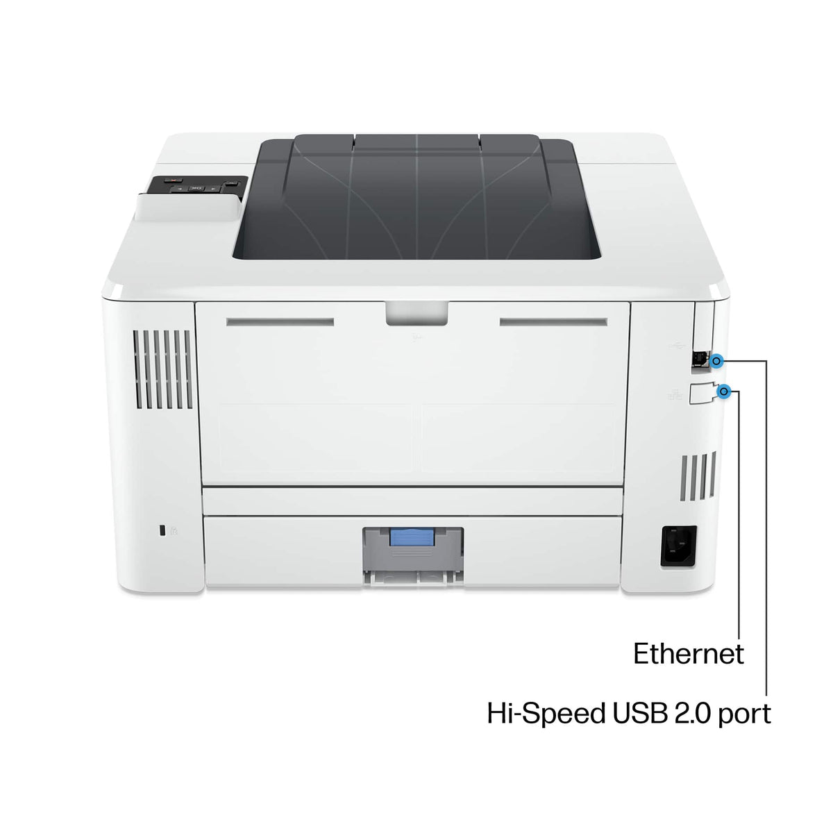 HP - LaserJet Pro 4001dn Black-and-White Laser Printer - White
