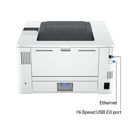 HP - LaserJet Pro 4001dn Black-and-White Laser Printer - White