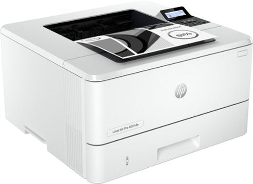 HP - LaserJet Pro 4001dn Black-and-White Laser Printer - White
