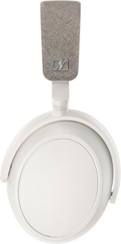 Sennheiser - MOMENTUM 4 Wireless Adaptive Noise-Canceling Over-The-Ear Headphones - White