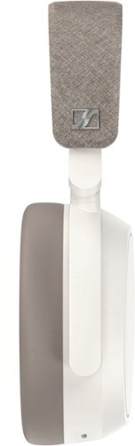 Sennheiser - MOMENTUM 4 Wireless Adaptive Noise-Canceling Over-The-Ear Headphones - White