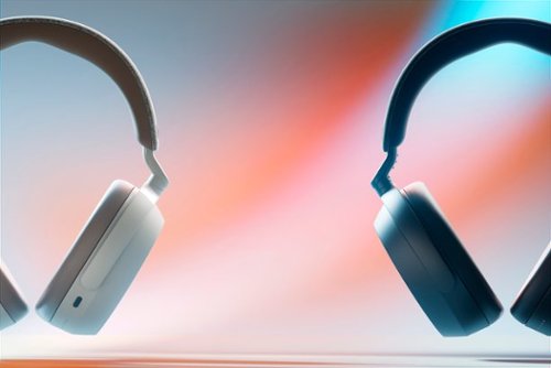 Sennheiser - MOMENTUM 4 Wireless Adaptive Noise-Canceling Over-The-Ear Headphones - White