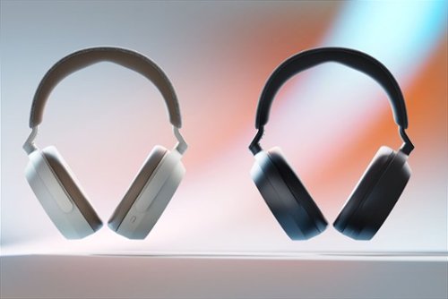 Sennheiser - MOMENTUM 4 Wireless Adaptive Noise-Canceling Over-The-Ear Headphones - White