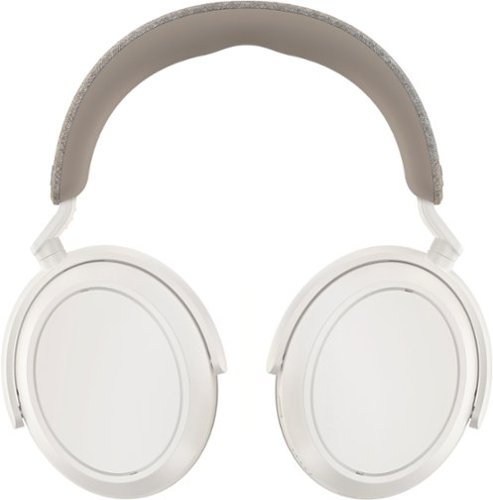 Sennheiser - MOMENTUM 4 Wireless Adaptive Noise-Canceling Over-The-Ear Headphones - White