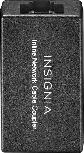 Insignia™ - Cat-6 RJ-45 In-Line Coupler - Black