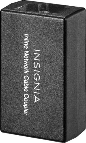 Insignia™ - Cat-6 RJ-45 In-Line Coupler - Black