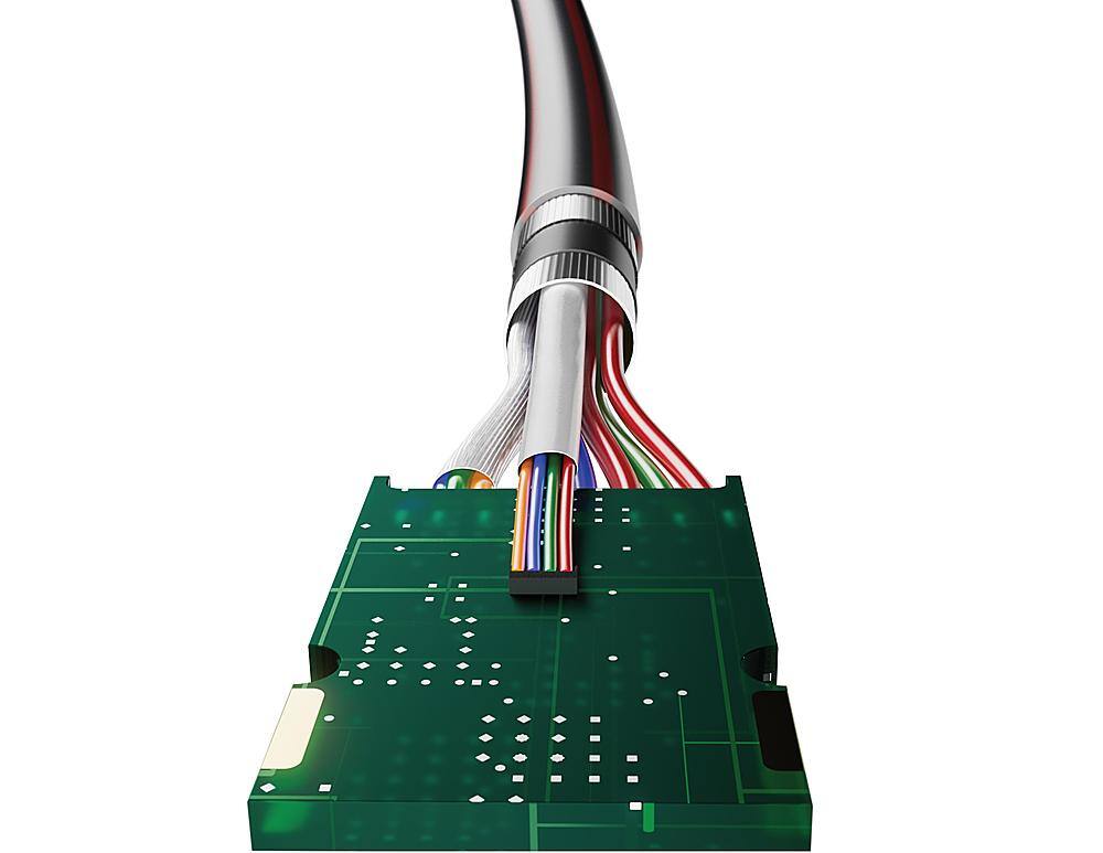 AudioQuest - Cherry Cola 48 49.2' 4K-8K-10K 48Gbps In-Wall Rated HDMI Cable - Gray with Red Stripes